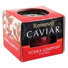 Wholesale Romanoff Red Vodka Lumpfish Caviar 2 Oz- Bulk
