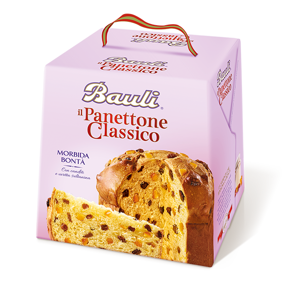 Wholesale Bauli Classico Panettone Cake 1 KG-8ct Case Bulk