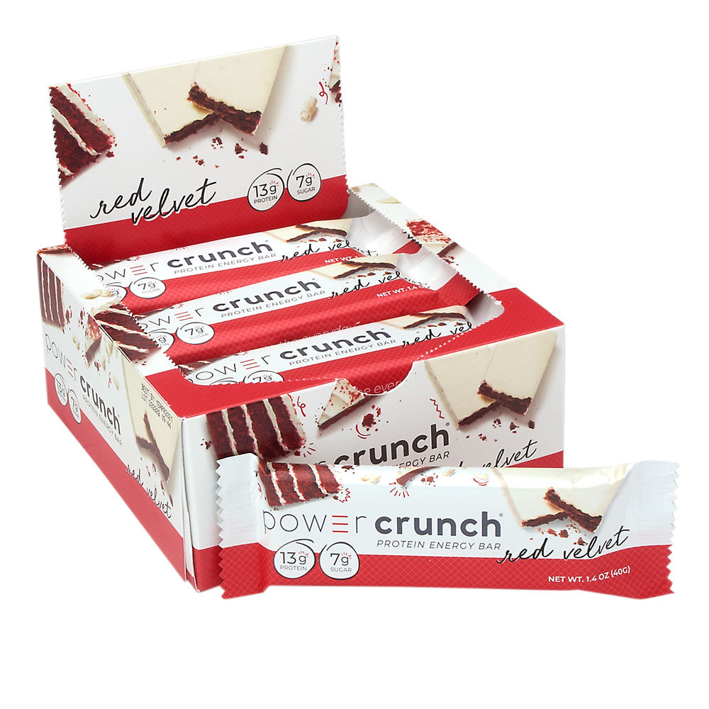 Wholesale Power Crunch Red Velvet Bar 1.4 Oz- Bulk