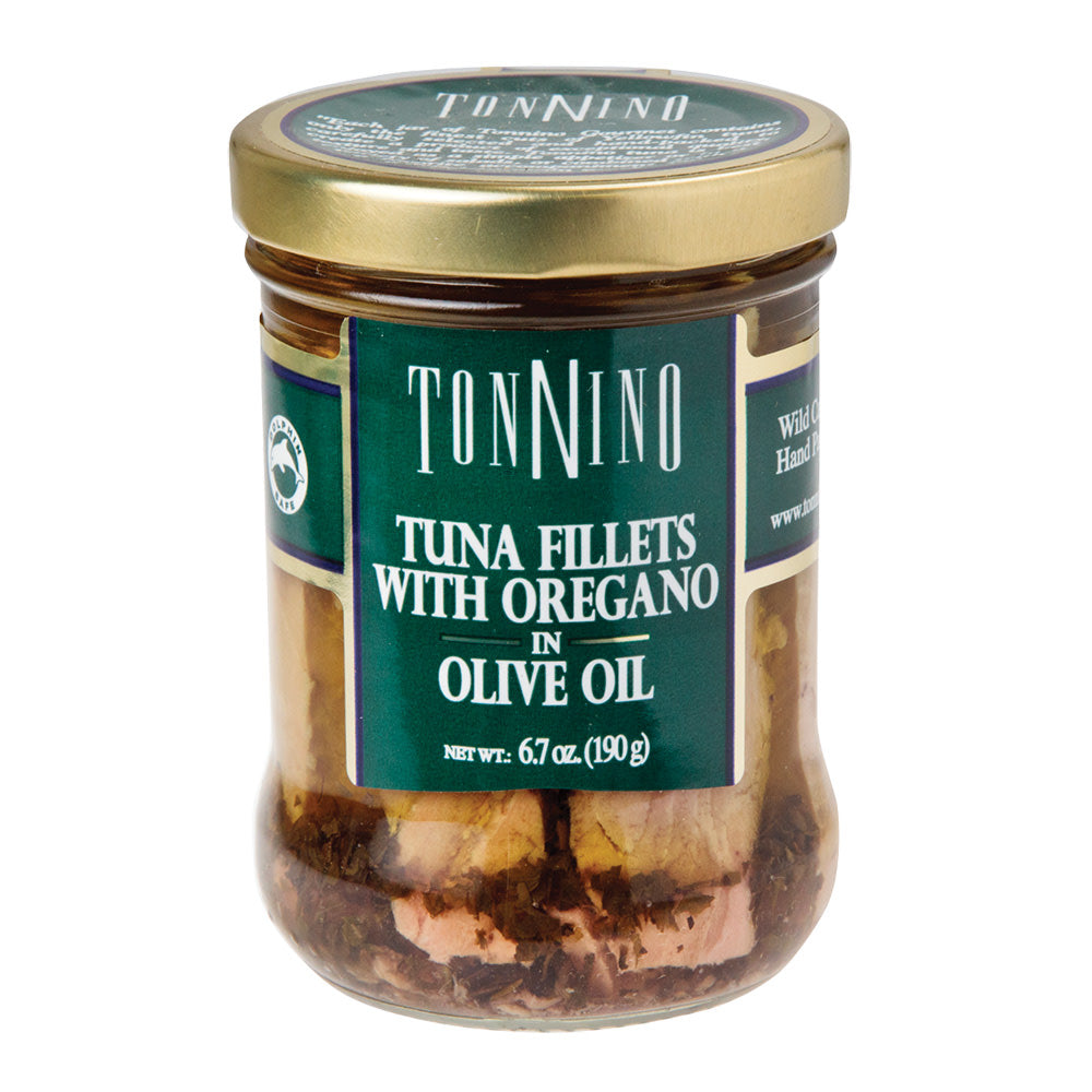 Wholesale Tonnino Tuna Fillets With Oregano In Olive Oil 6.7 Oz Jar- Bulk