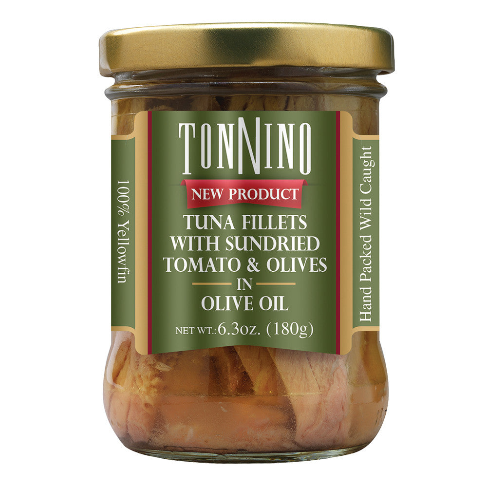 Wholesale Tonnino Tuna With Sun Dried Tomato & Olives 6.3 Oz Jar-6ct Case Bulk