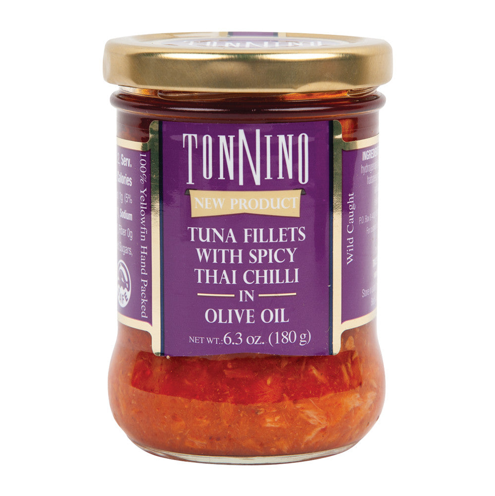 Wholesale Tonnino Tuna With Spicy Thai Chilli In Oil 6.3 Oz Jar-6ct Case Bulk