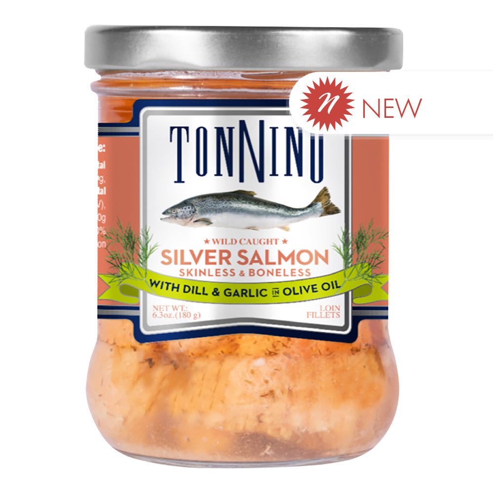 Wholesale Tonnino - Silver Salmon Fil Dill/Grlc In Olive Oil - 6.3Oz- Bulk