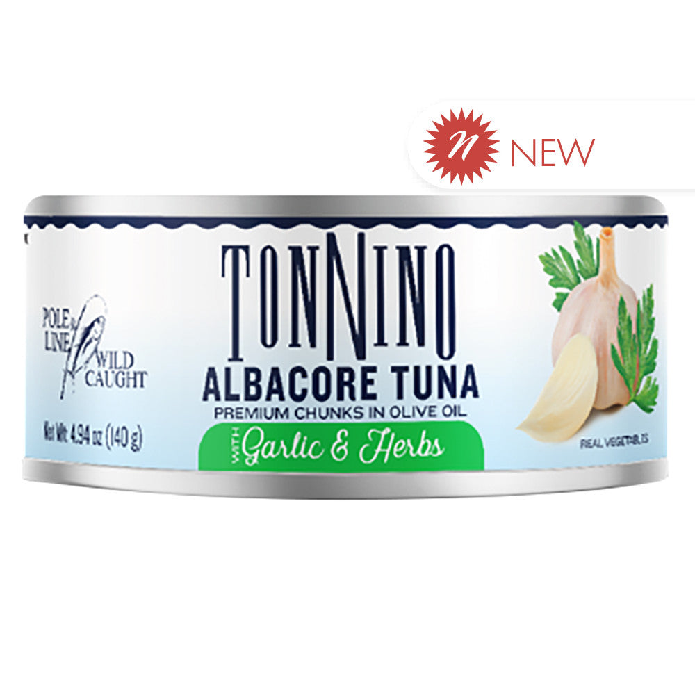 Wholesale Tonnino - Albacore In Olive Oil/Grlc/Herb - 4.94Oz- Bulk