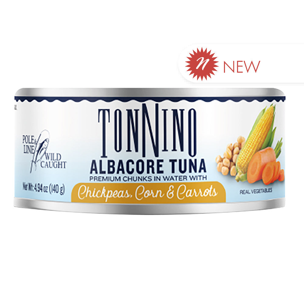 Wholesale Tonnino - Albacore In Water Chkp/Crn/Crrt - 4.94Oz-12ct Case Bulk