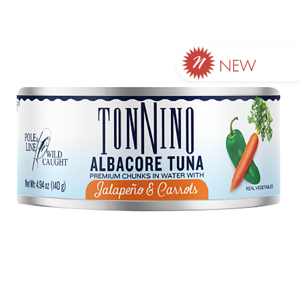 Wholesale Tonnino - Albacore In Water W/Jalap/Crrts - 4.94Oz-12ct Case Bulk