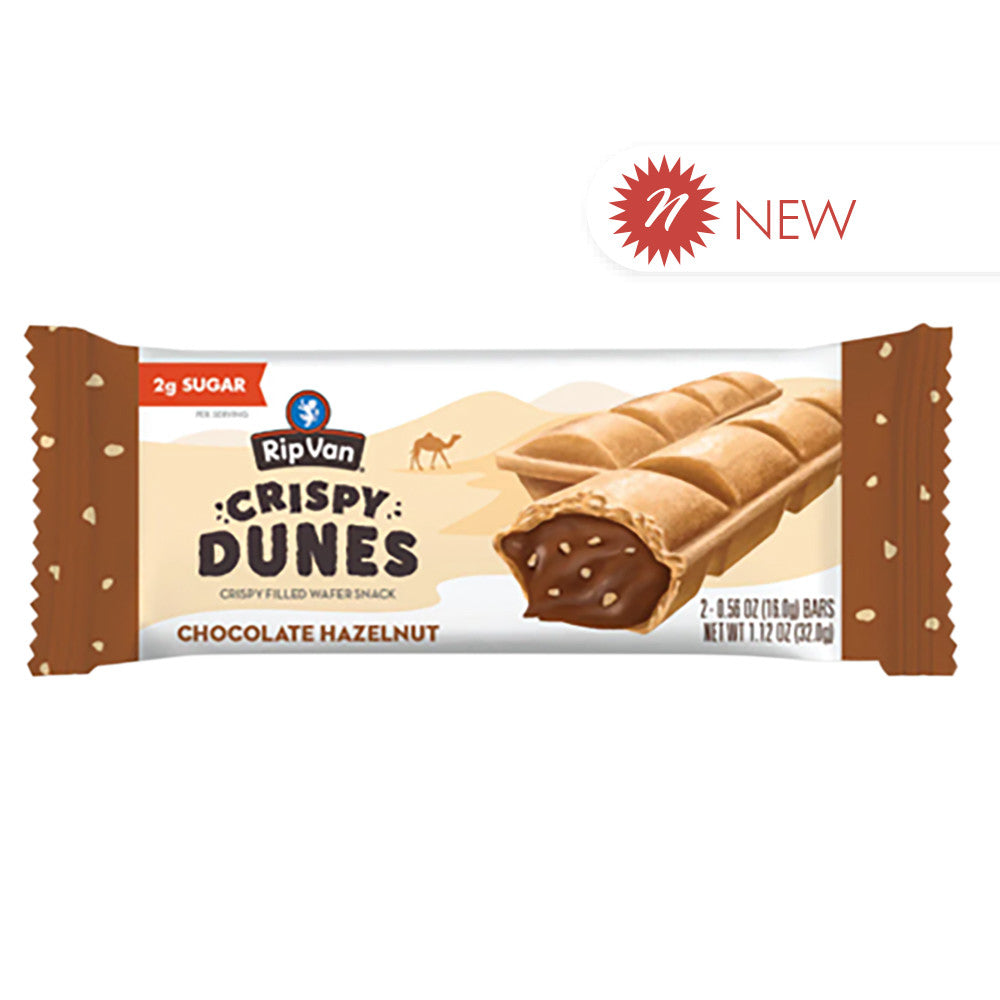 Wholesale Rip Vanilla - Crispy Dunes Chocolate Hazelnut - 1.12Oz- Bulk
