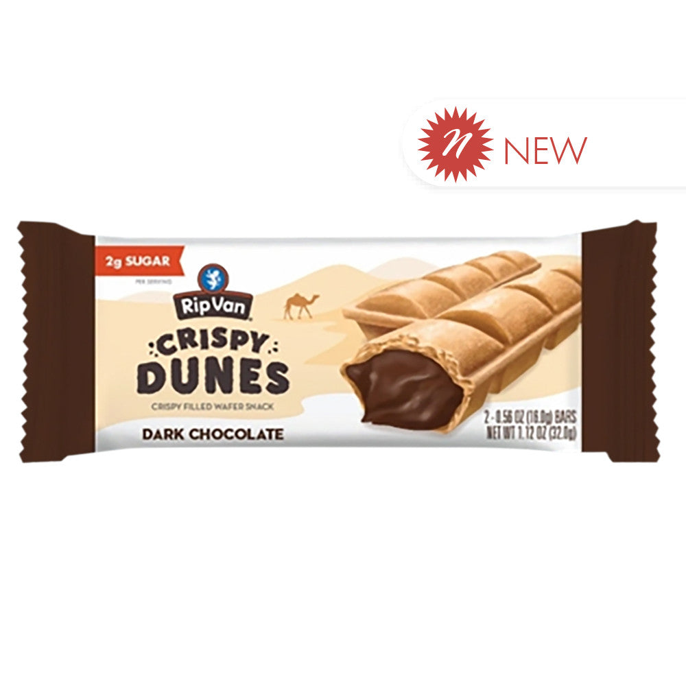 Wholesale Rip Vanilla - Crispy Dunes Dark Chocolate - 1.12Oz- Bulk