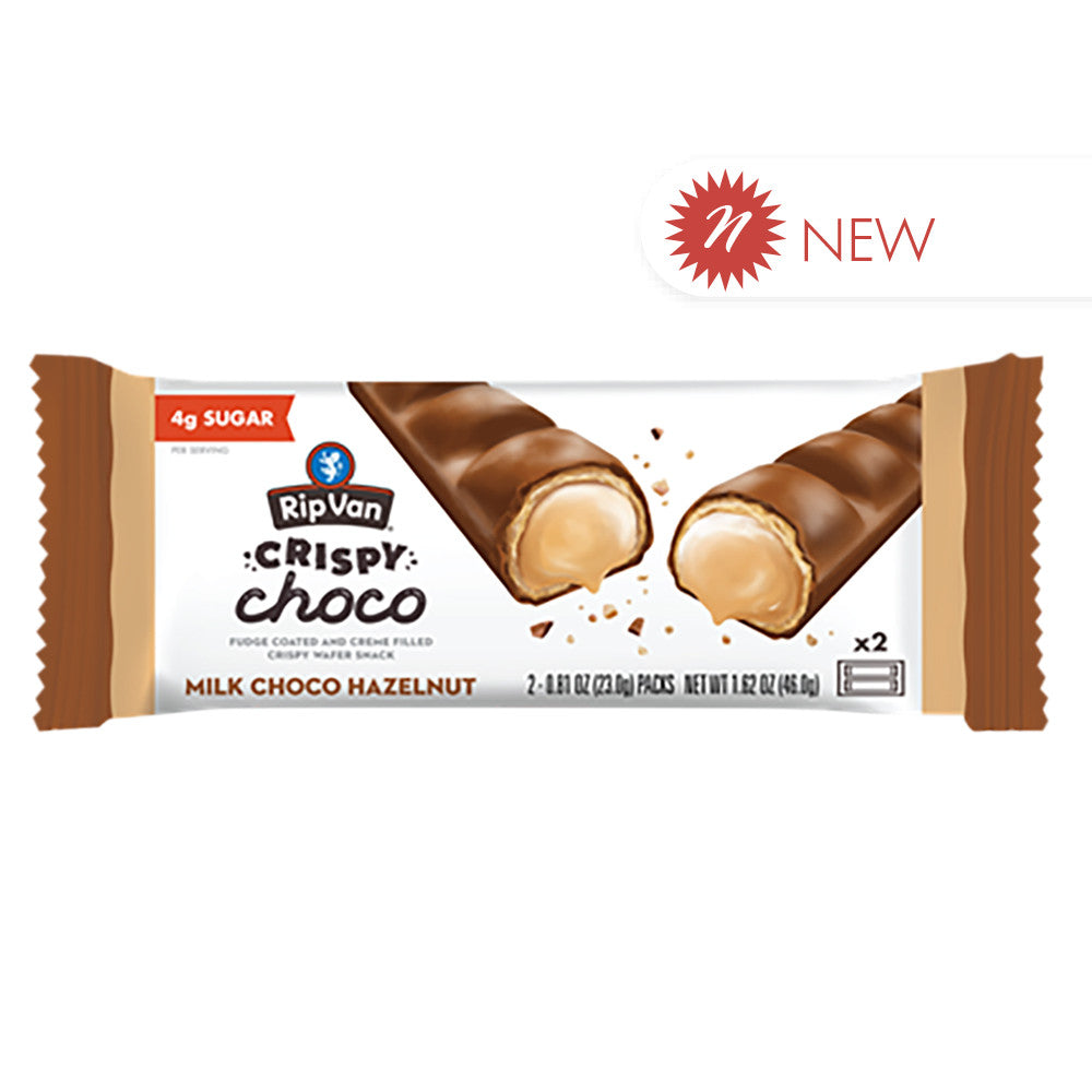 Wholesale Rip Vanilla - Crispy Milk Chocolate Hazelnut - 1.62Oz- Bulk