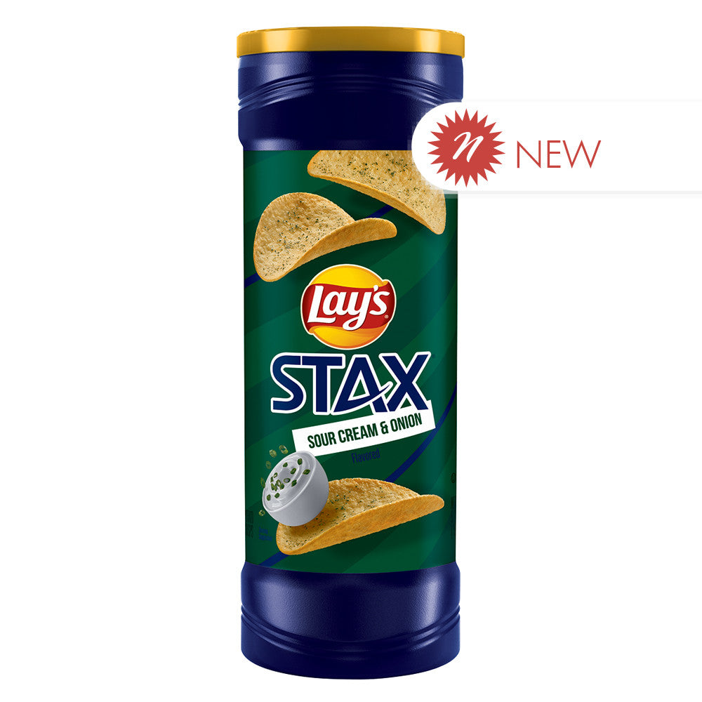 Wholesale Lay'S - Stax Canister - Sour Cream&Onion - 5.75Oz-17ct Case Bulk