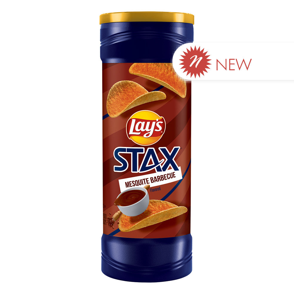 Wholesale Lay'S - Stax Canister - Mesquite Barbecue - 5.75Oz-17ct Case Bulk