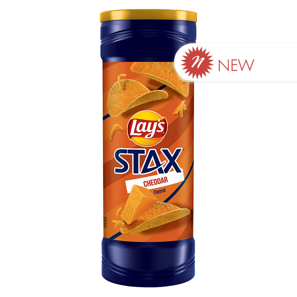 Wholesale Lay'S - Stax Canister Cheddar - 5.75Oz-17ct Case Bulk