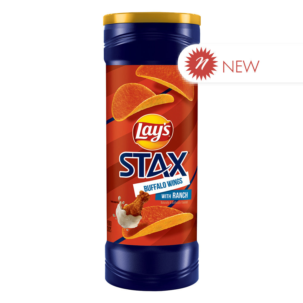 Wholesale Lay'S - Stax Canister - Buffalo Ranch - 5.5Oz-11ct Case Bulk