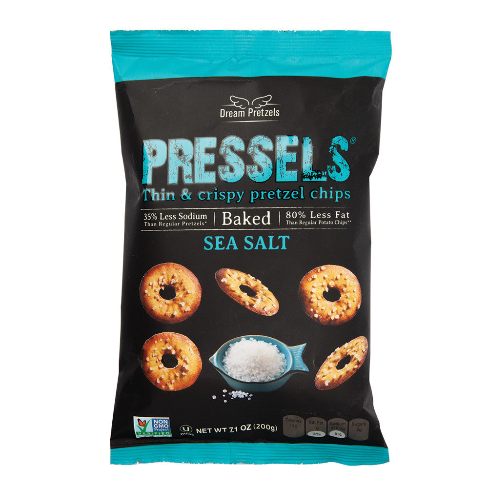 Wholesale Pressels Pretzel Chips Sea Salt 7.1 Oz Pouch- Bulk