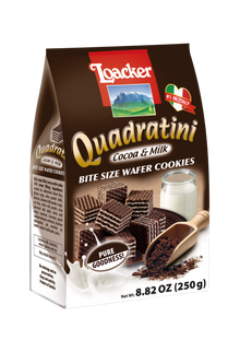Wholesale Loacker Cocoa & Milk Wafers 7 oz- Bulk