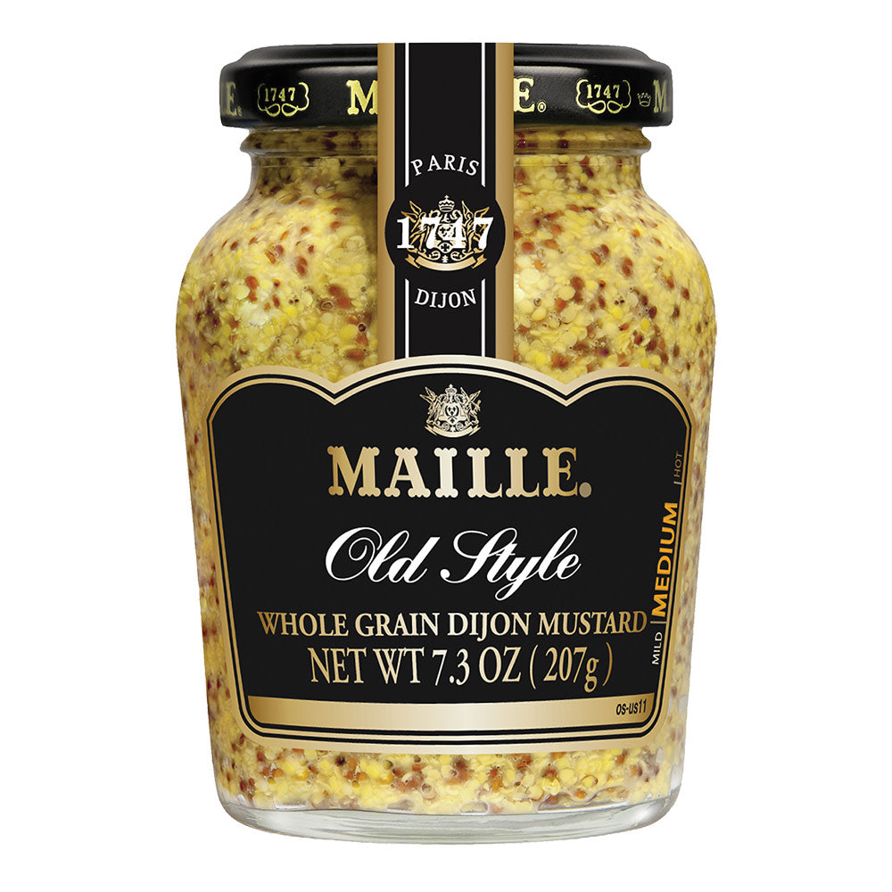 Wholesale Maille Old Style Whole Grain Dijon Mustard 7.3 Oz Jar-6ct Case Bulk