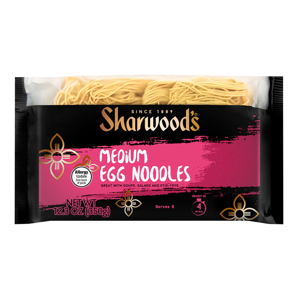 Wholesale Sharwood'S Medium Egg Noodles 12.3 Oz Bag-8ct Case Bulk