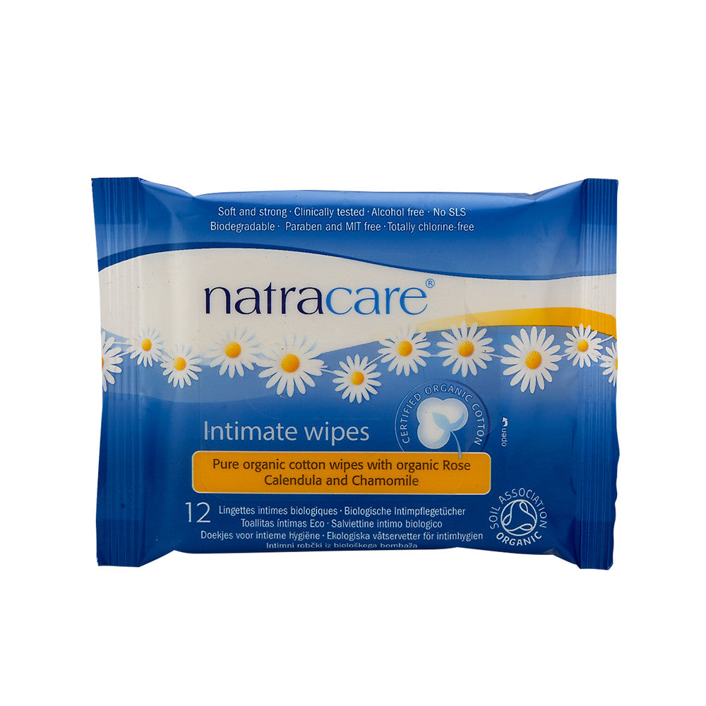 Wholesale Natracare Organic Intimate Wipes Pouch-24ct Case Bulk