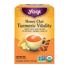 Wholesale Yogi Tea Honey Chai Turmeric Vitality 16 Ct Box- Bulk