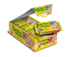 Wholesale Loacker Lemon Snack Display Wafers 1 oz- Bulk