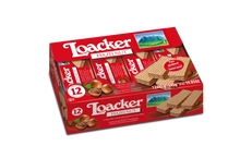 Wholesale Loacker Hazelnut Snack Display Wafers 1 oz- Bulk