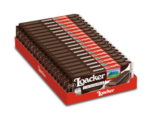 Wholesale Loacker Cocoa And Milk Wafers Display 1 oz- Bulk