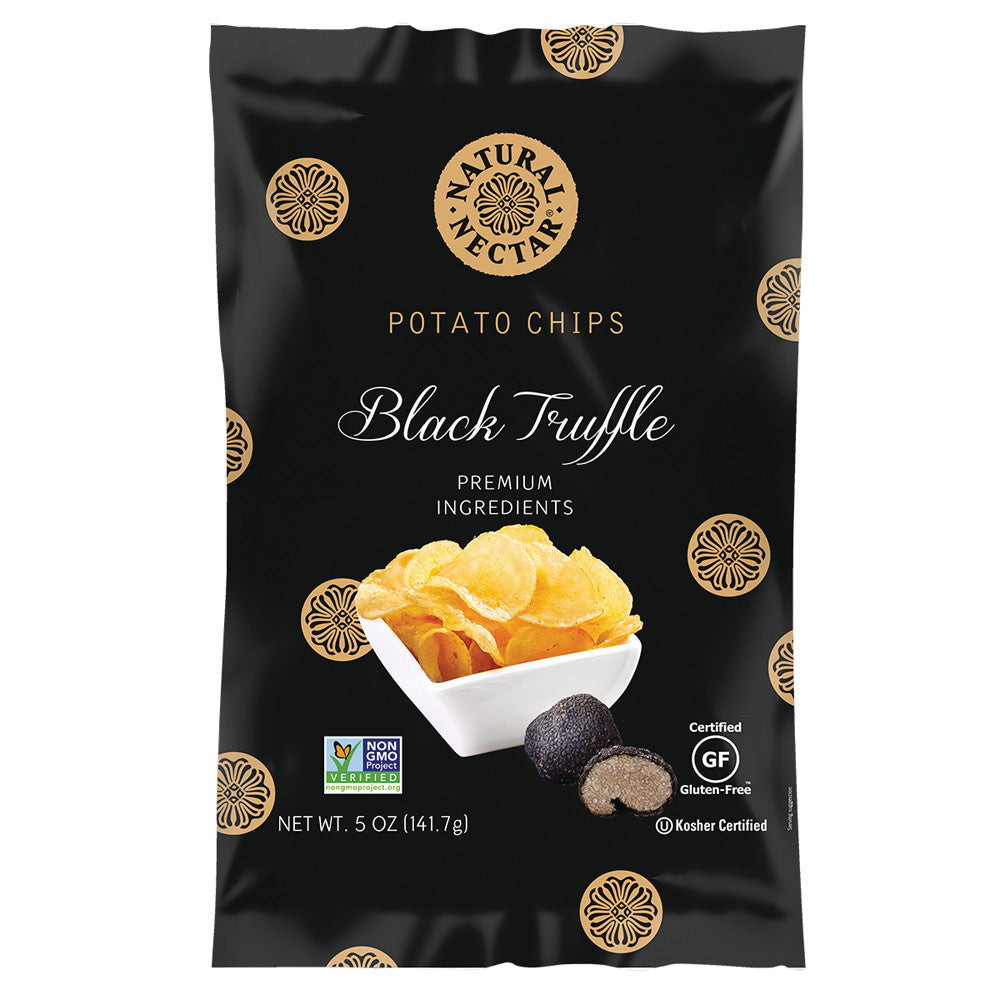 Wholesale Nat Nectar Black Truffle Potato Chips 5 Oz Pouch-9ct Case Bulk