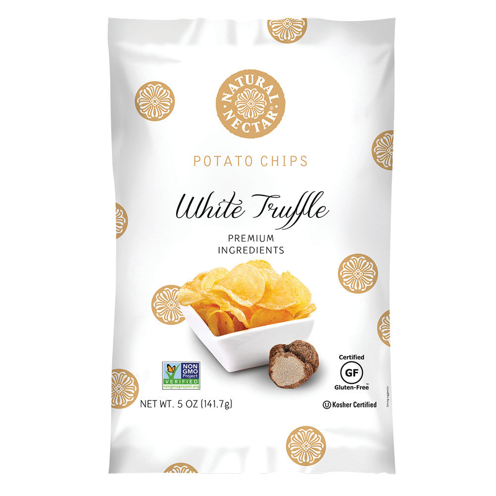 Wholesale Nat Nectar White Truffle Potato Chips 5 Oz Pouch-9ct Case Bulk