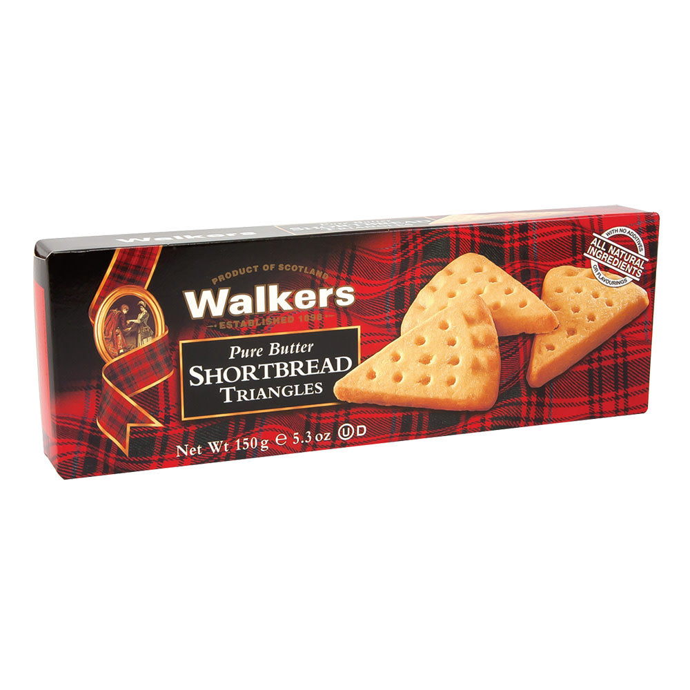 Wholesale Walkers Shortbread Triangle Cookies 5.3 Oz Box-12ct Case Bulk