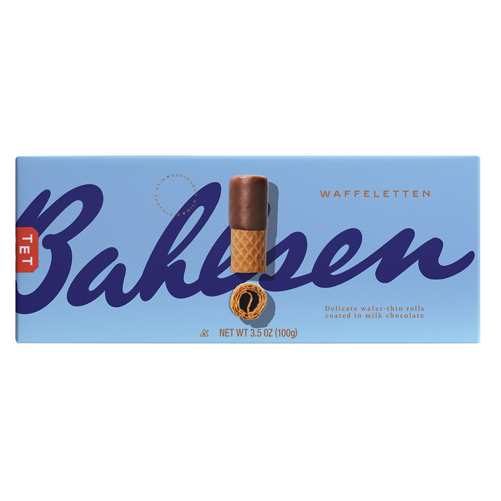 Wholesale Bahlsen Waffeletten Milk Chocolate Wafer Rolls 3.5 Oz- Bulk