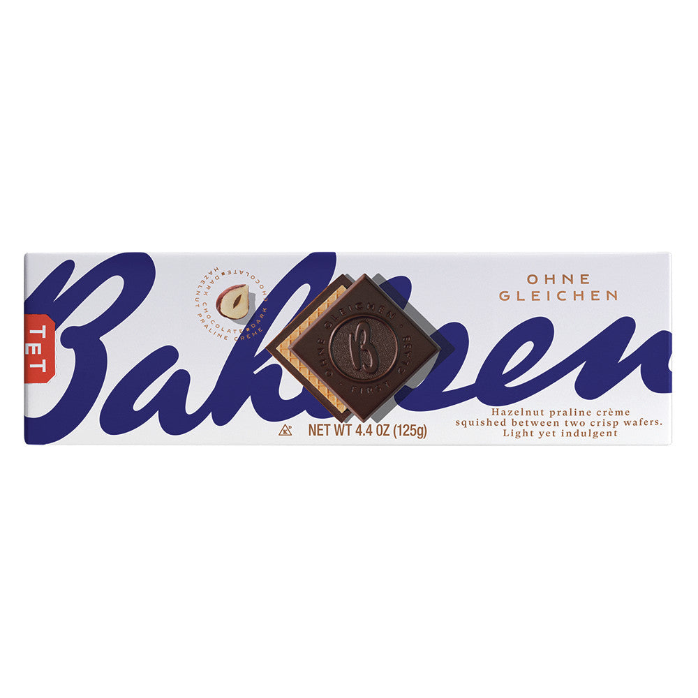 Bahlsen Ohne Gleichen Dark Chocolate Hazelnut Wafer 4.4 Oz