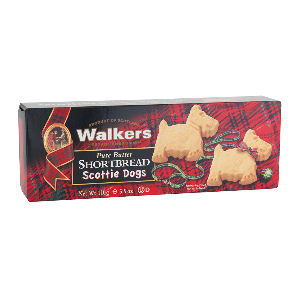 Wholesale Walkers Shortbread Scottie Dogs Cookies 3.9 Oz Box-12ct Case Bulk