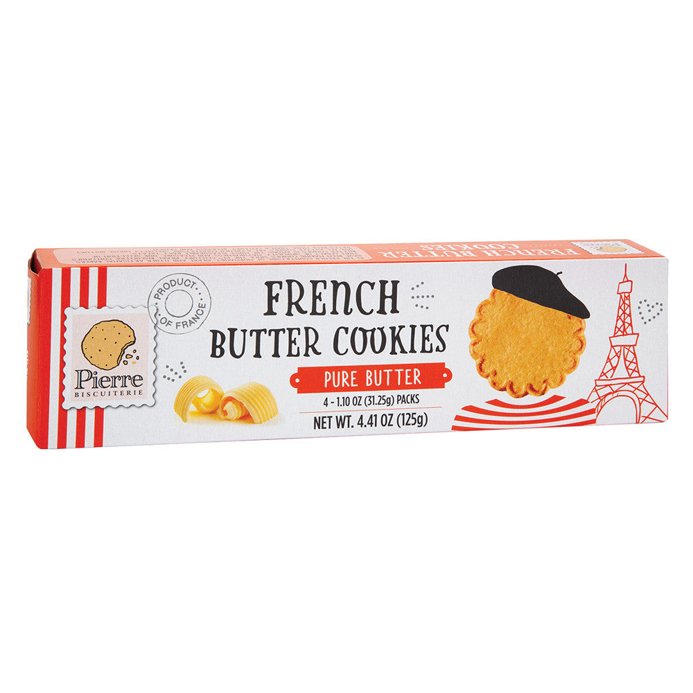 Wholesale Pierre French Butter Cookies 4.41 Oz Box- Bulk