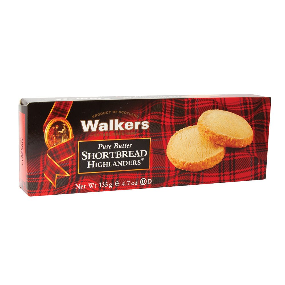 Wholesale Walkers Shortbread Highlanders Cookies 4.7 Oz Box-12ct Case Bulk