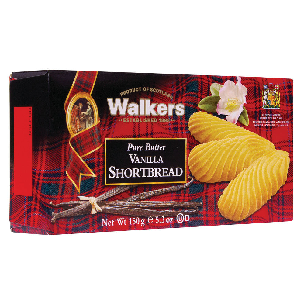 Wholesale Walkers Vanilla Shortbread 5.3 Oz Box-12ct Case Bulk