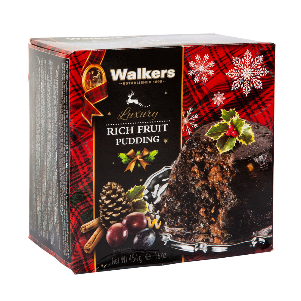 Wholesale Walkers Rich Fruit Pudding 16 Oz Box- Bulk