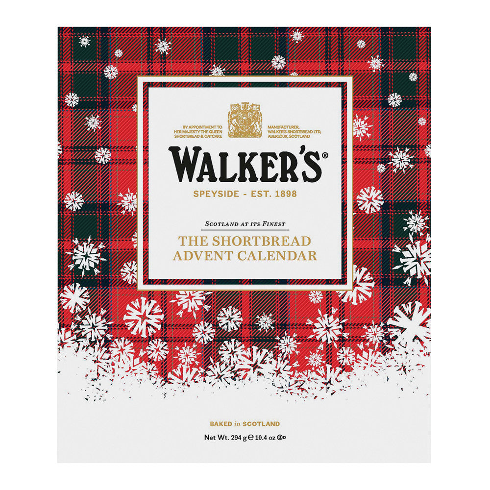 Wholesale Walkers Shortbread Cookie Advent Calendar 10.2 Oz Box-6ct Case Bulk