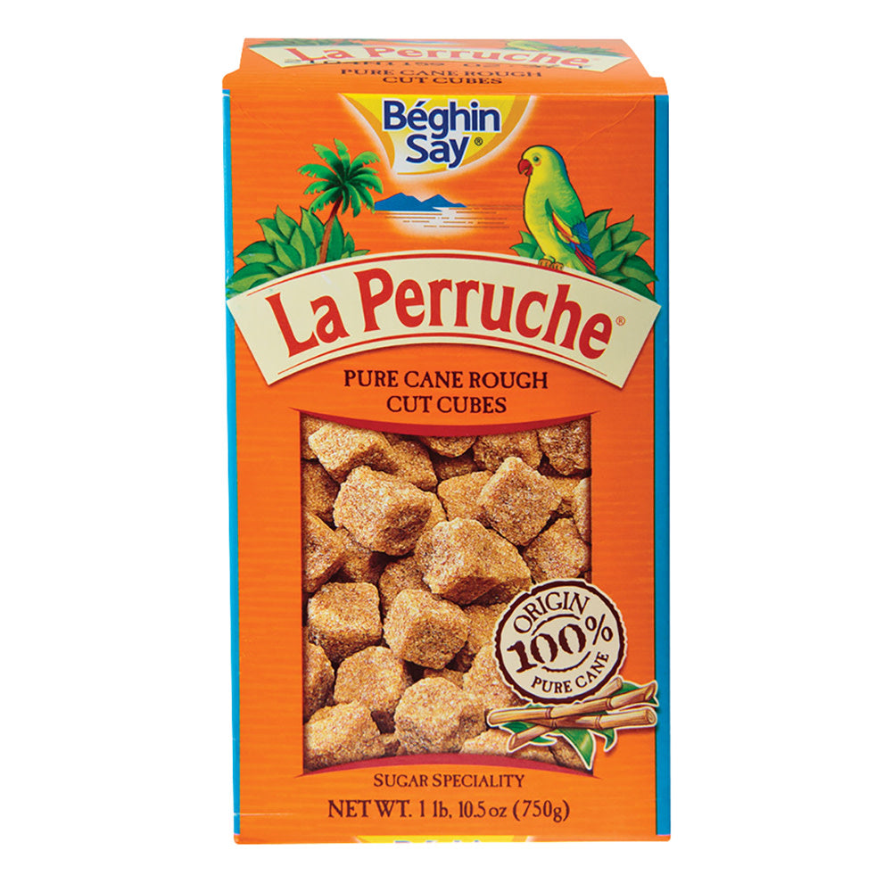 Wholesale La Perruche Brown Sugar Rough Cut Cubes 26.5 Oz Box-8ct Case Bulk