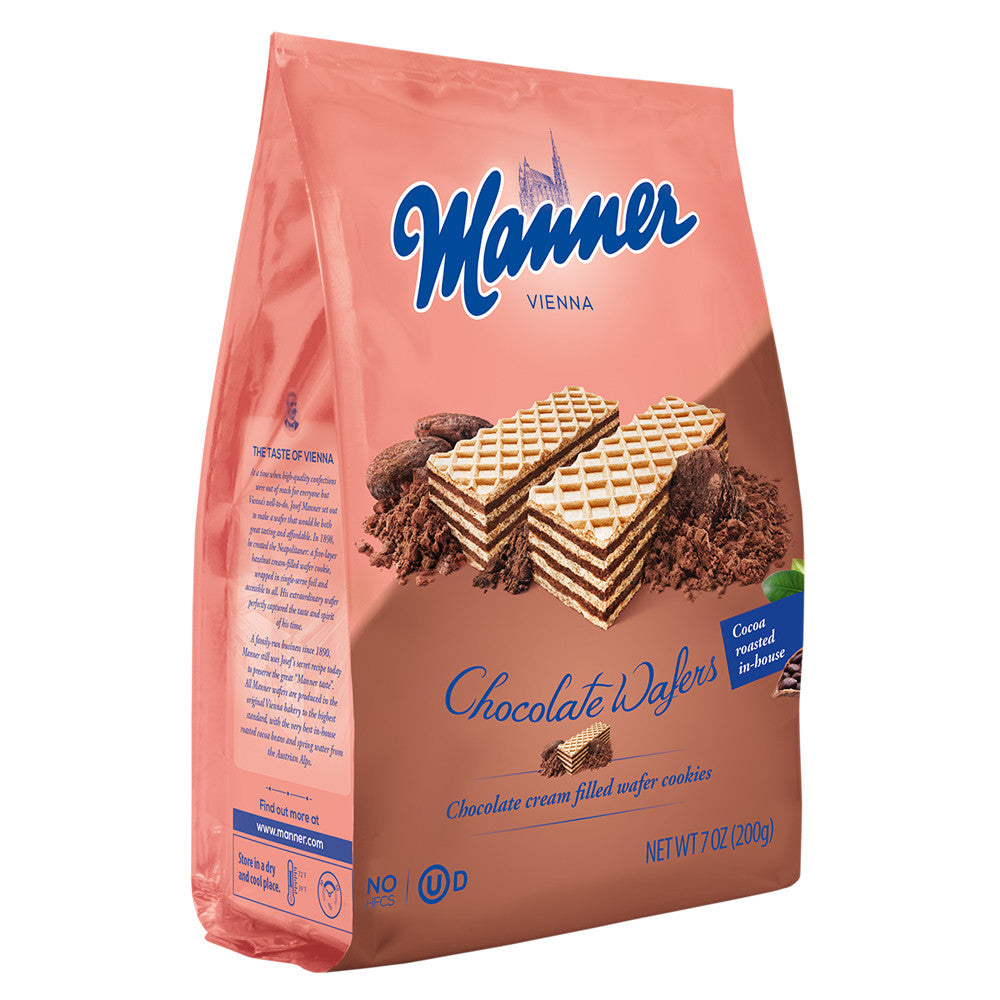 Wholesale Manner Chocolate Wafer 7 Oz Bag- Bulk