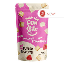 Wholesale Just The Fun Bite - Mini Bisc - Strw/Wht - 3.53Oz- Bulk
