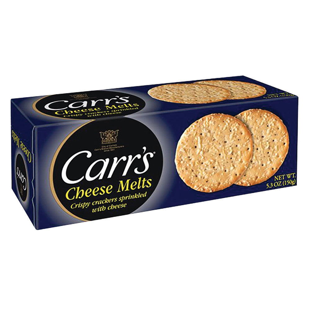 Carr's Cheese Melts Crackers 5.3oz 12ct