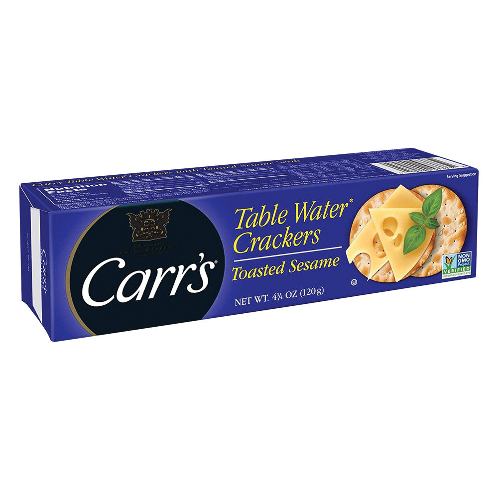Carr'S Sesame Table Water Crackers 4.25 Oz Box