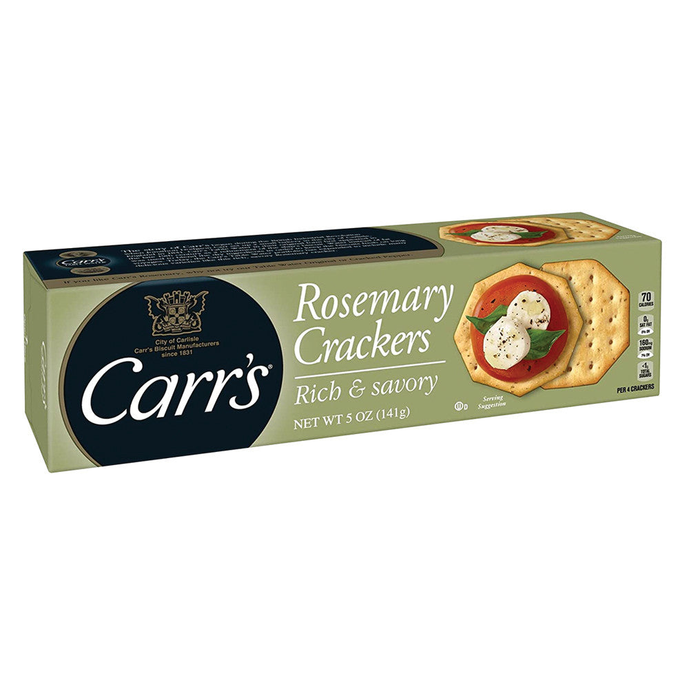 Carr'S Rosemary Crackers 5 Oz Box