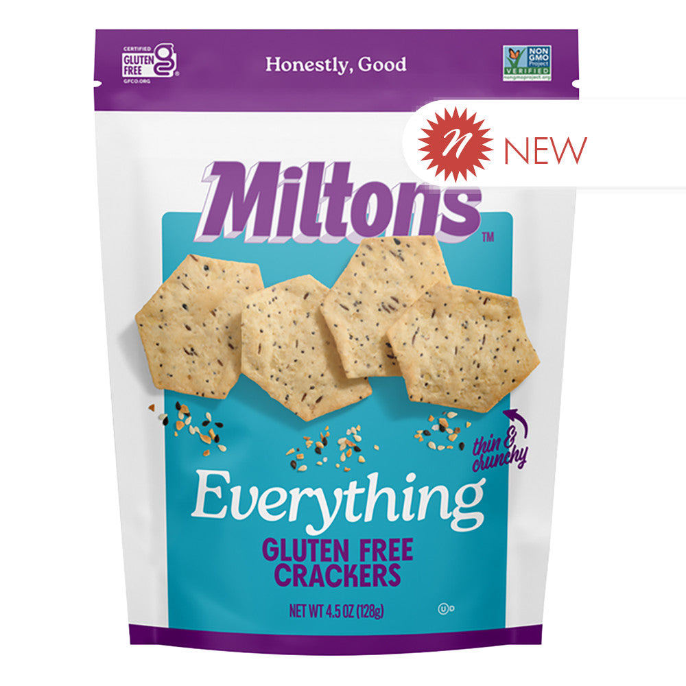 Wholesale Milton'S - Gluten Free Everything Baked Crackers - 4.5Oz-12ct Case Bulk