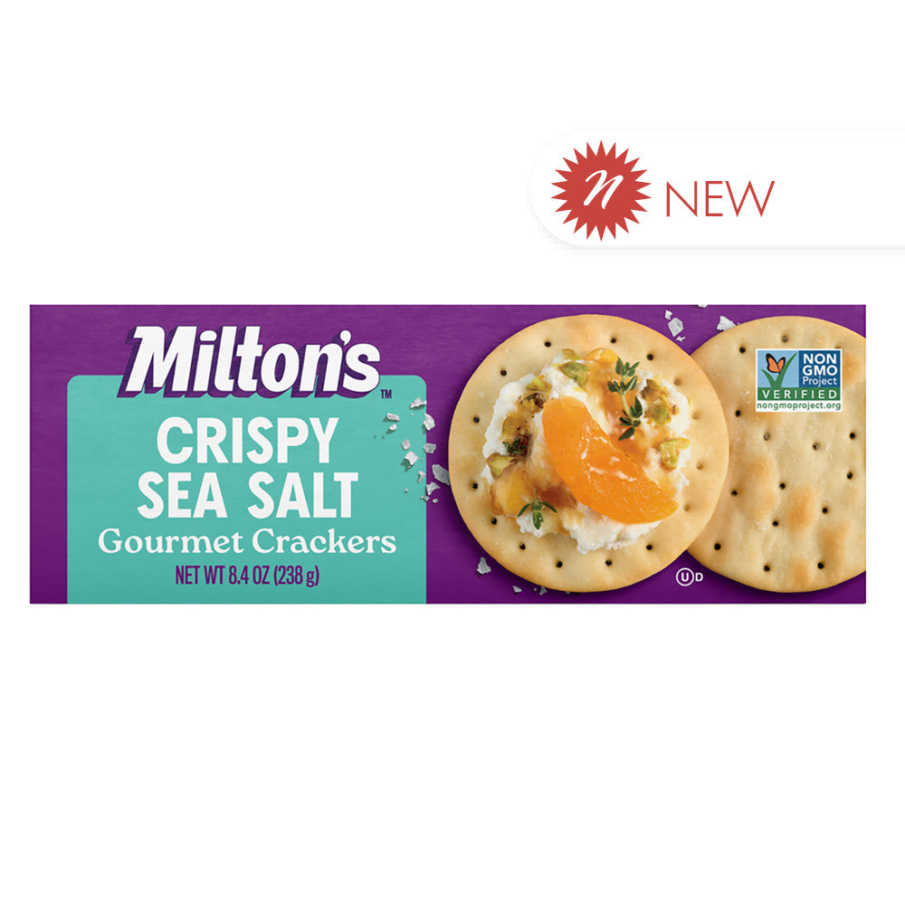 Wholesale Milton'S - Crispy Sea Salt Crackers - 6.8Oz-8ct Case Bulk