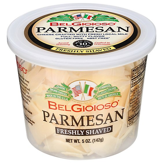 BelGioioso Freshly Shaved Parmesan Cheeses 5oz 12ct