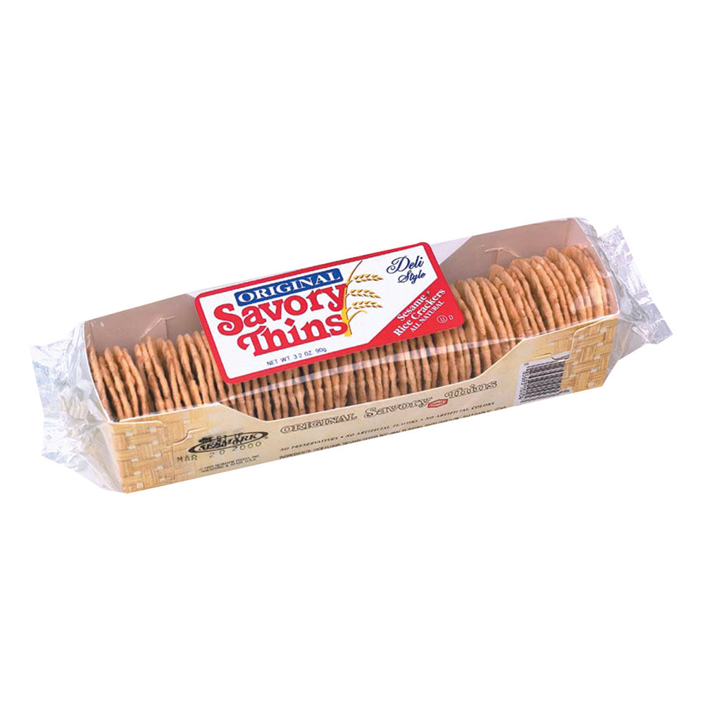 Wholesale Sesmark Savory Rice Thins 3.2 Oz Tray- Bulk