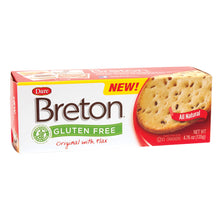 Wholesale Dare Breton Gluten Free Original Crackers With Flax Seeds 4.76 Oz Box- Bulk