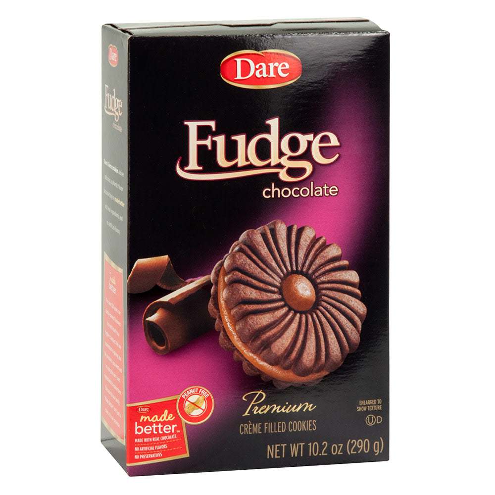 Wholesale Dare Chocolate Fudge Cookies 10.2 Oz Box-12ct Case Bulk