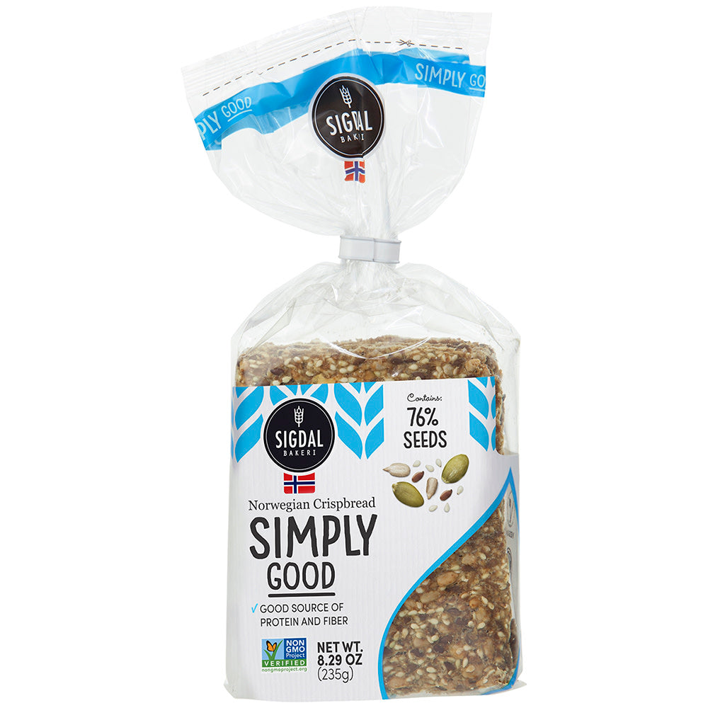 Wholesale Sigdal Simply Good Crispbread 8.29 Oz- Bulk